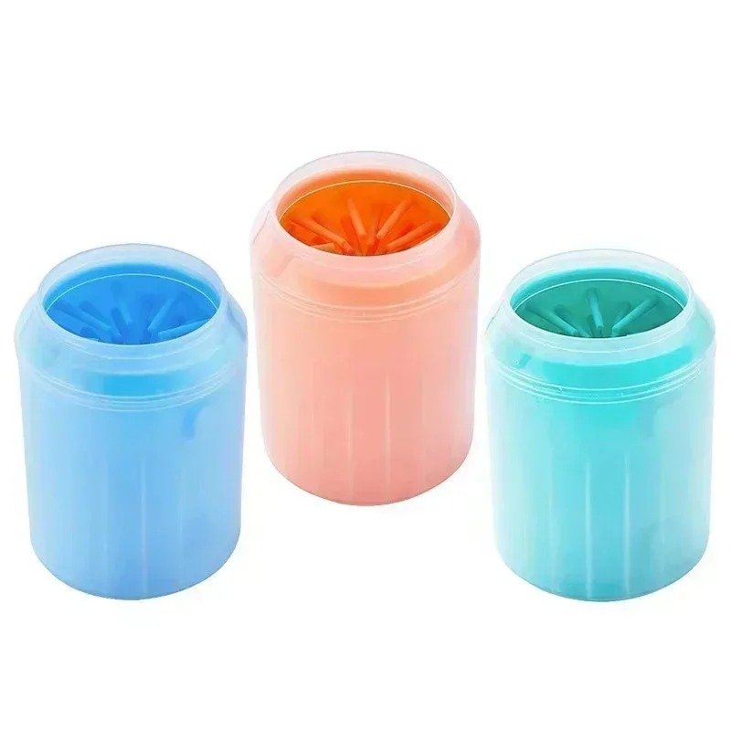 limpiador de patas para perros y gatos – cepillo de silicona con cubo – varios tamaños limpiador de patas para perros y gatos – cepillo de silicona con cubo – varios tamaños