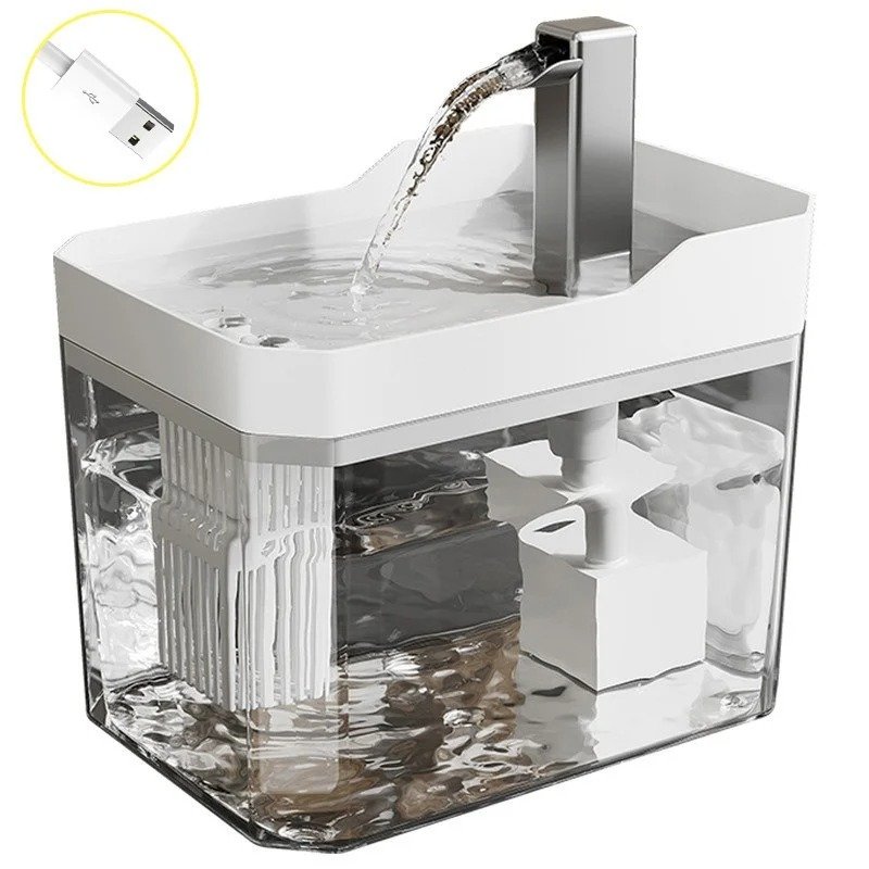 fuente de agua para gatos con filtro – 1.5 l fuente de agua para gatos con filtro – 1.5 l